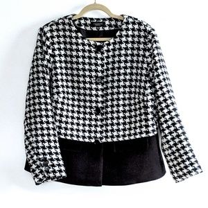 NWOT Talbots 16WP houndstooth jacket